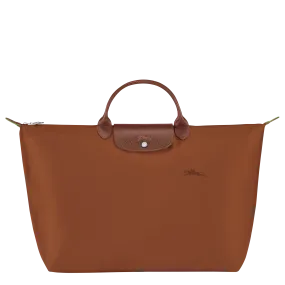 Le Pliage Green S Travel bag Cognac - Recycled canvas