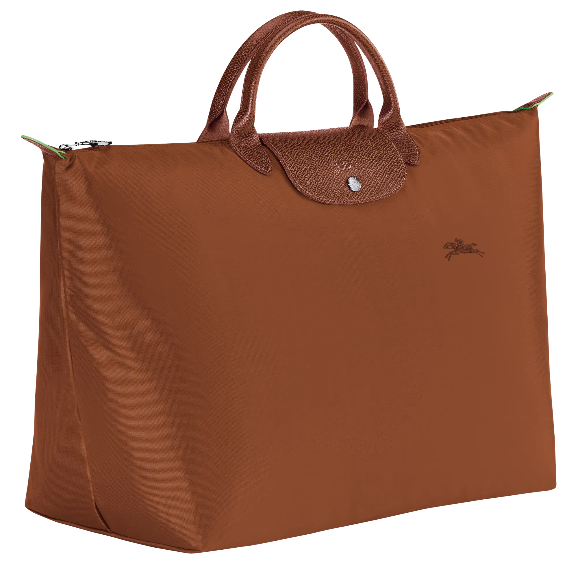 Le Pliage Green S Travel bag Cognac - Recycled canvas