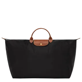 Le Pliage Original M Travel bag Black - Recycled canvas