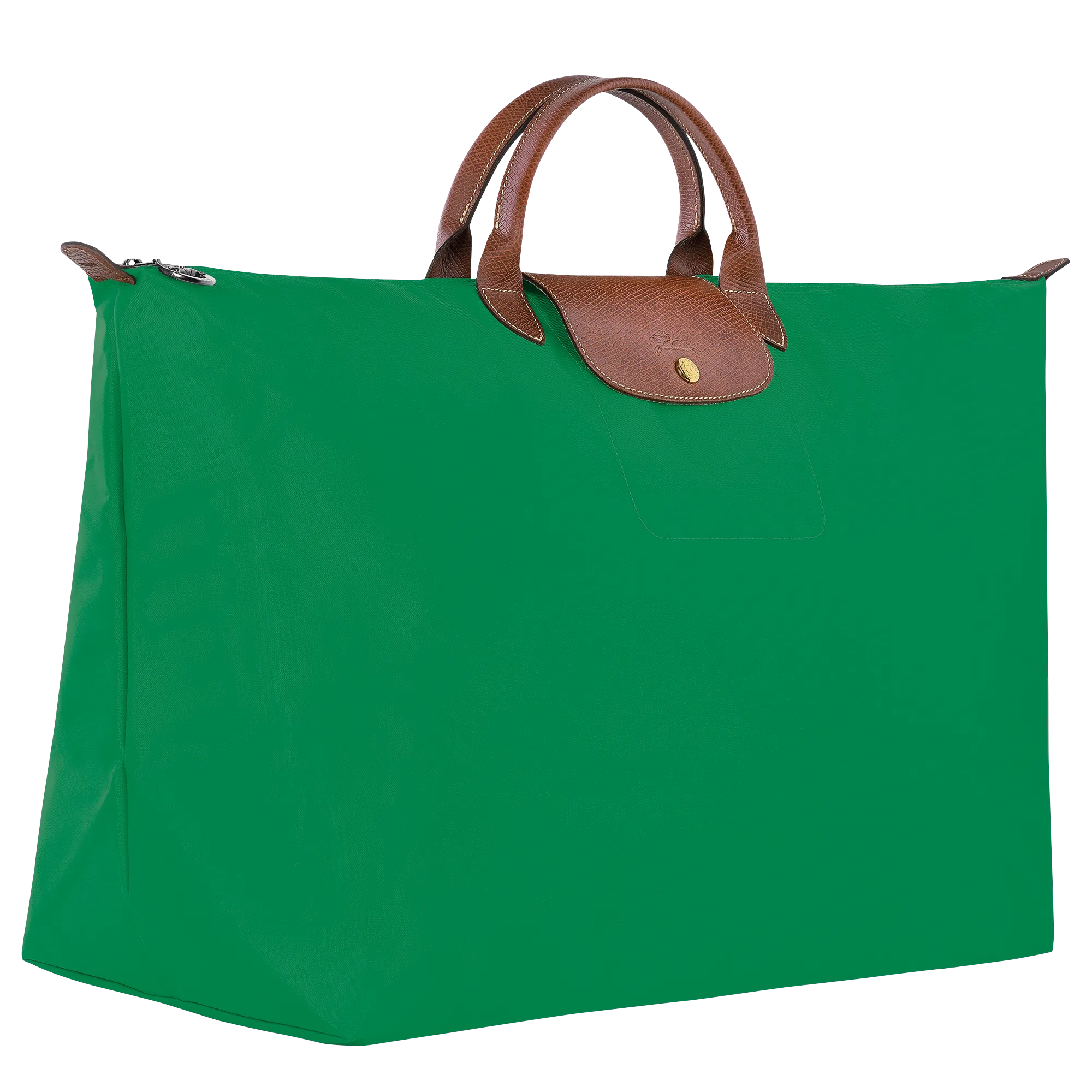 Le Pliage Original M Travel bag Green - Recycled canvas