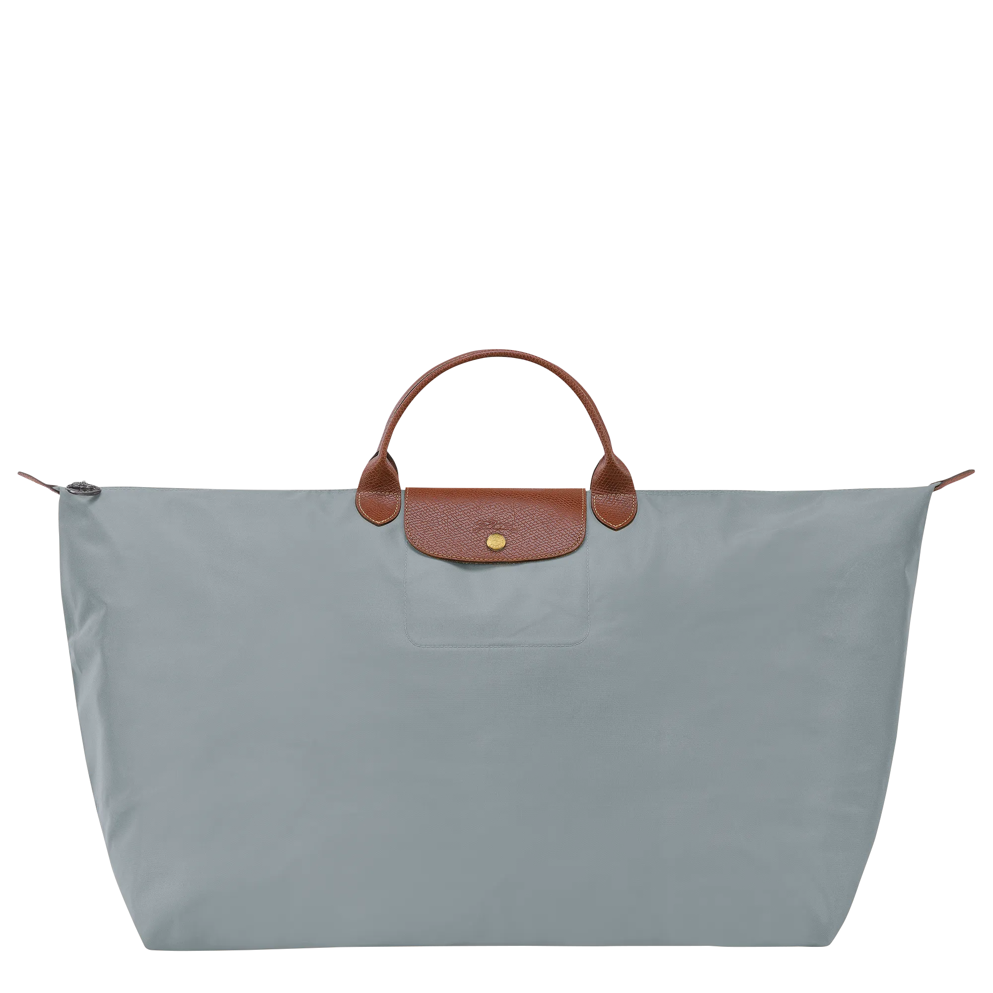 Le Pliage Original M Travel bag Steel - Recycled canvas