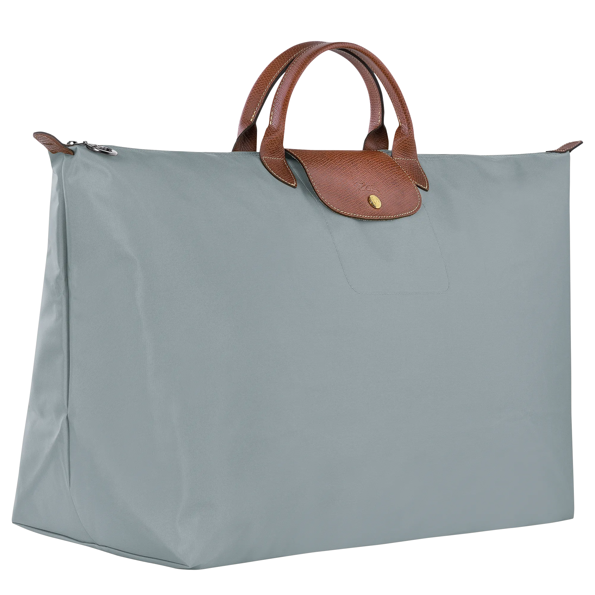 Le Pliage Original M Travel bag Steel - Recycled canvas