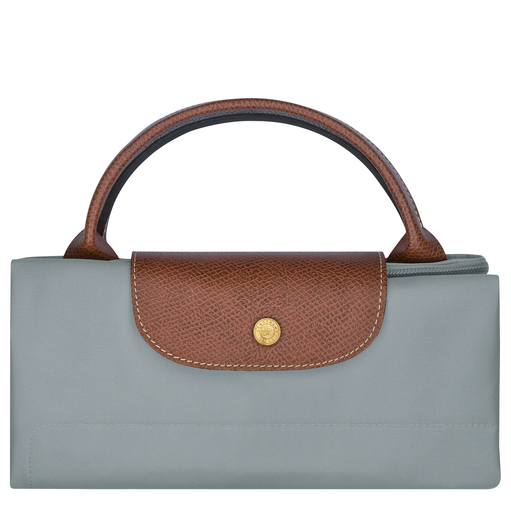 Le Pliage Original M Travel bag Steel - Recycled canvas