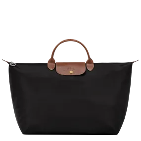 Le Pliage Original S Travel bag Black - Recycled canvas