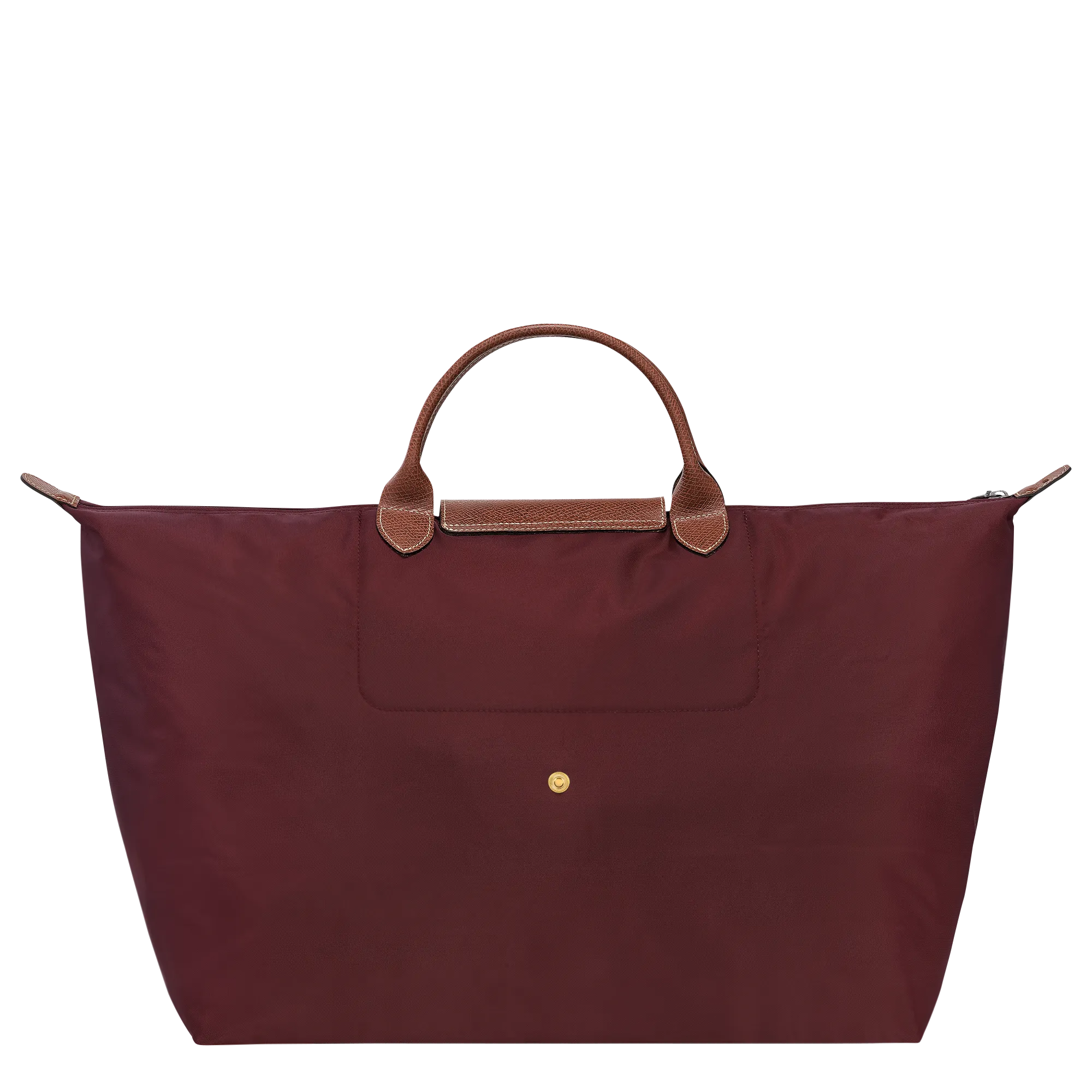 Le Pliage Original S Travel bag Burgundy - Recycled canvas