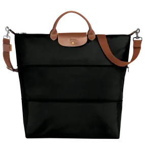 Le Pliage Original Travel bag expandable Black - Recycled canvas