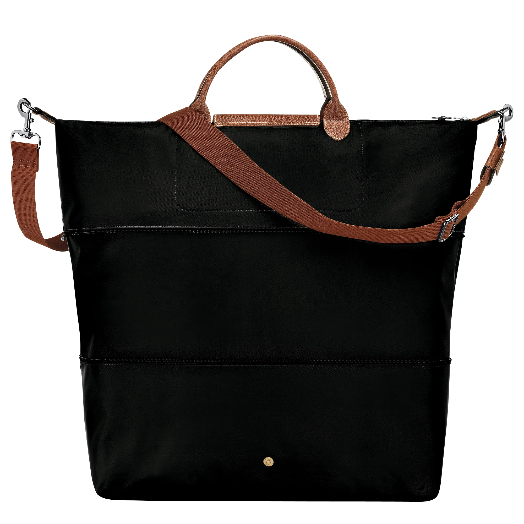 Le Pliage Original Travel bag expandable Black - Recycled canvas