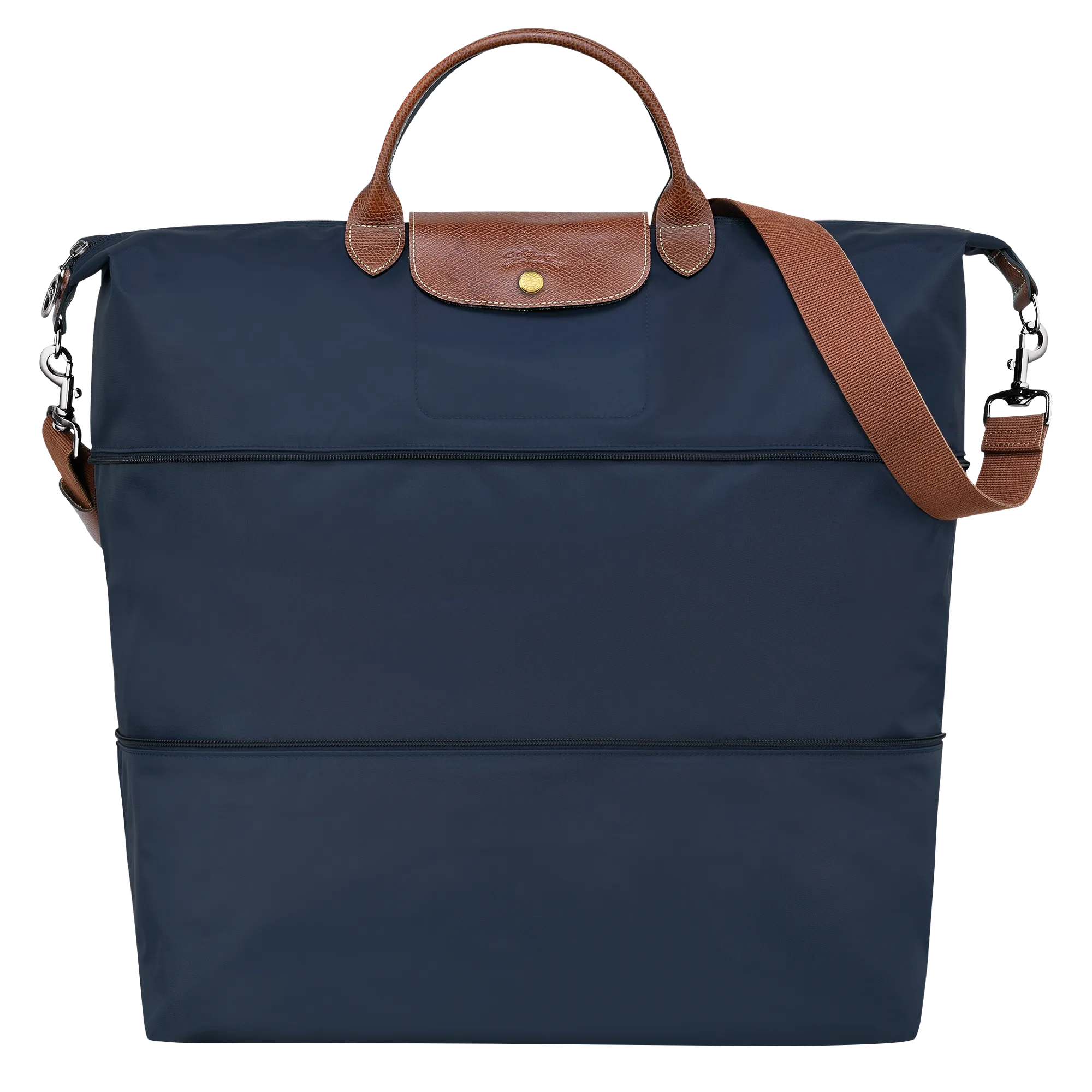 Le Pliage Original Travel bag expandable Navy - Recycled canvas