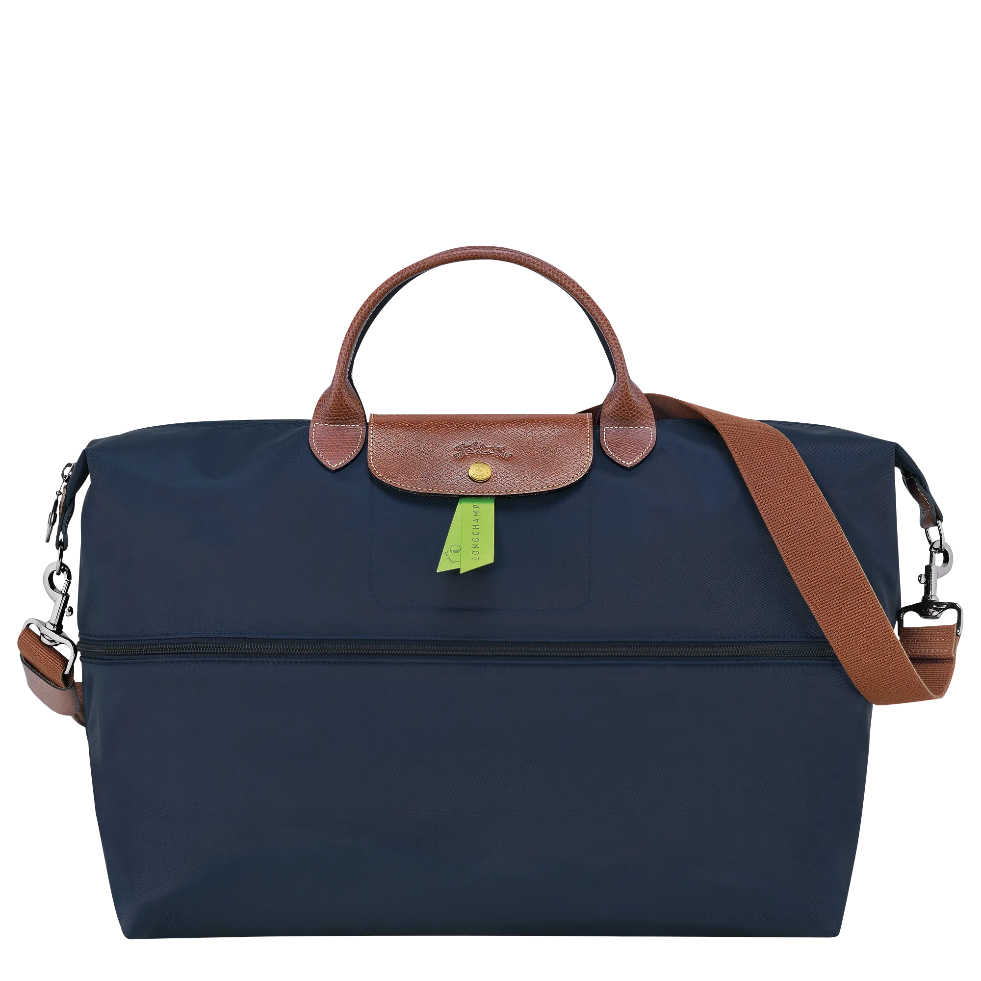 Le Pliage Original Travel bag expandable Navy - Recycled canvas