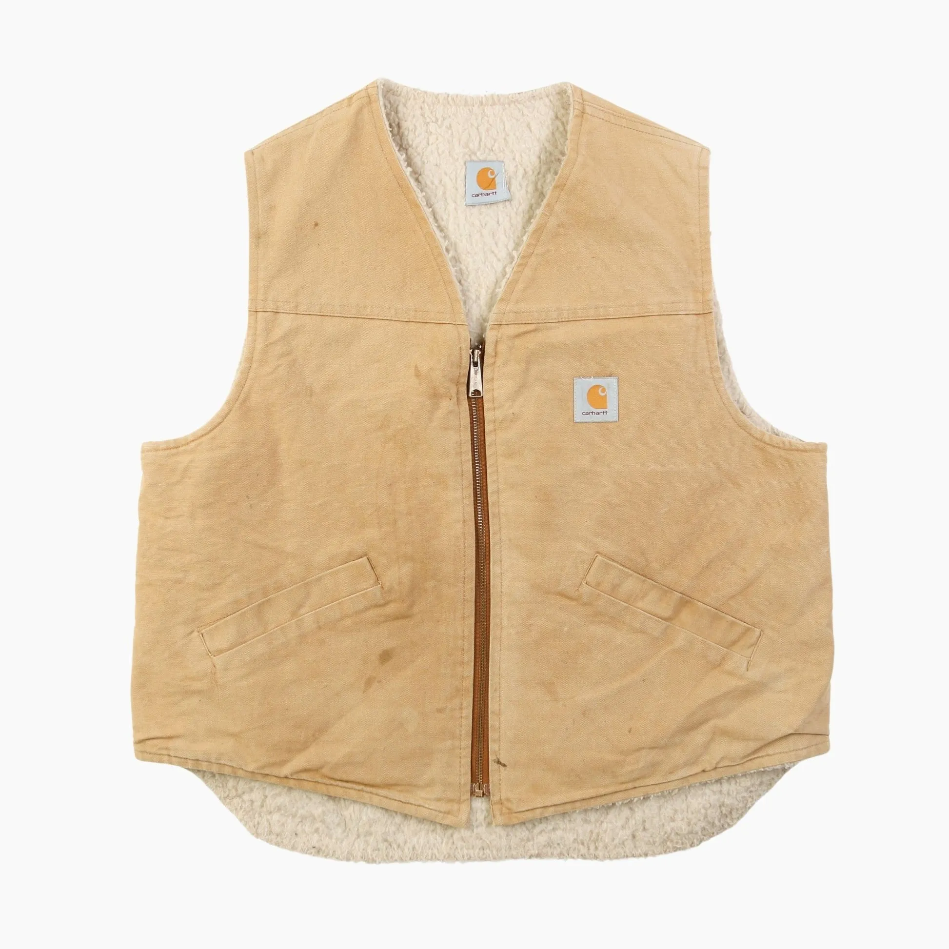 Lined Vest - Washed Hamilton Brown