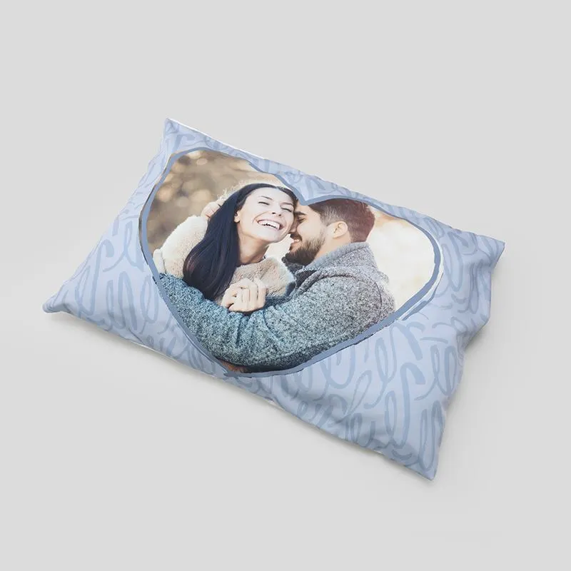 Love Heart Pillow: Your Photos Printed on Heart Shaped Pillow