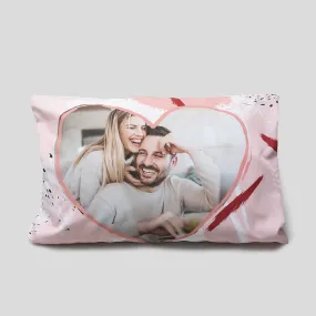 Love Heart Pillow: Your Photos Printed on Heart Shaped Pillow