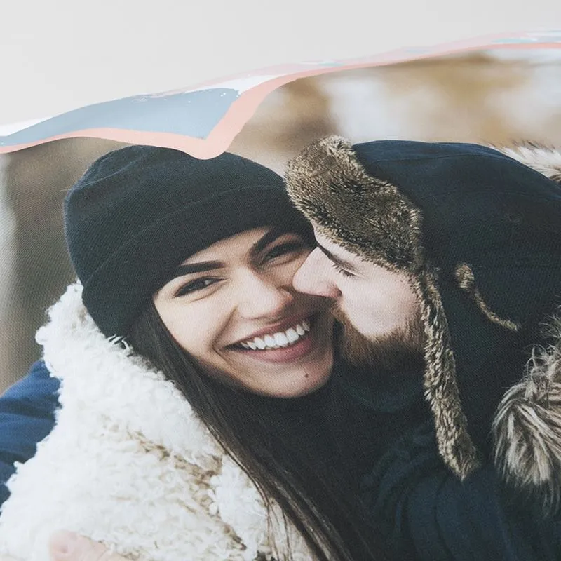 Love Heart Pillow: Your Photos Printed on Heart Shaped Pillow