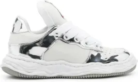 Maison MIHARA YASUHIRO Wayne lace-up sneakers Metallic