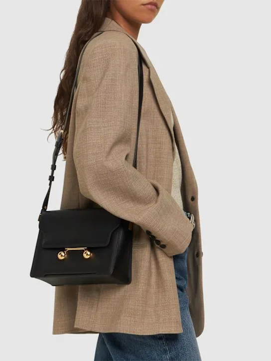 Marni   Medium leather shoulder bag 