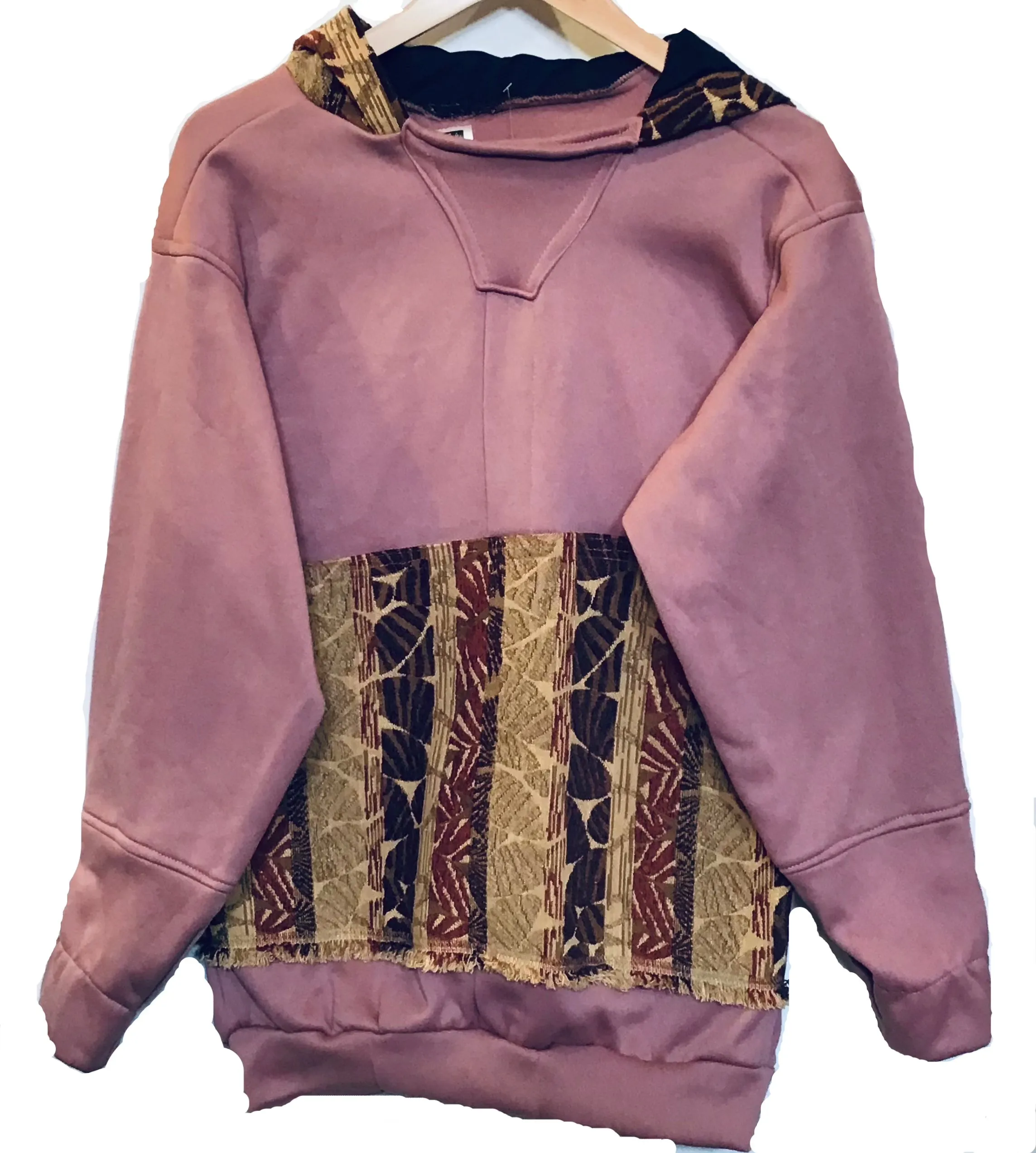 Matsinhe Crafts Panelled Hoodie (Size L)