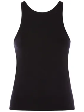 Max Mara   Alfeo wool blend knit sleeveless top 