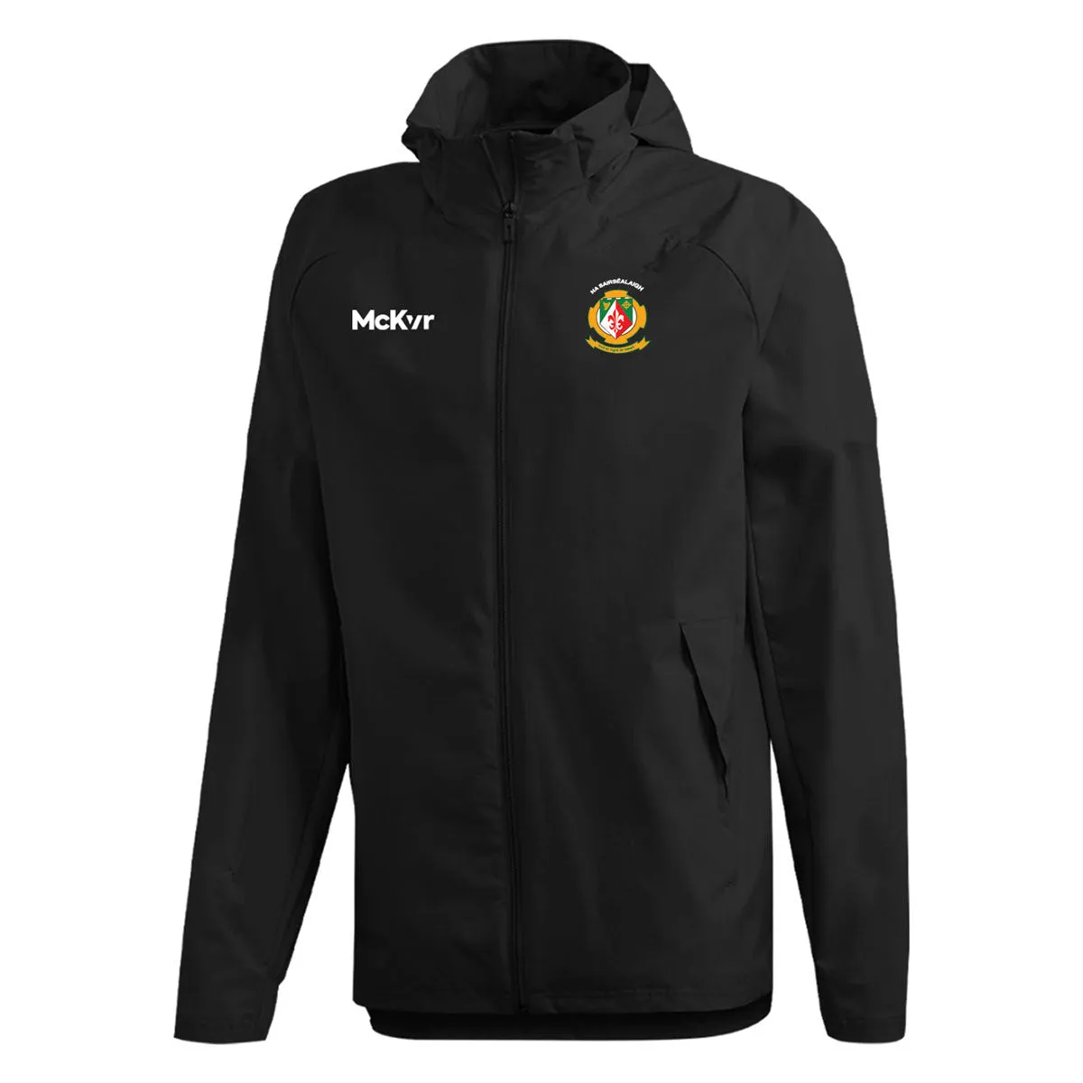 Mc Keever Sarsfields GAA Core 22 Rain Jacket - Adult - Black