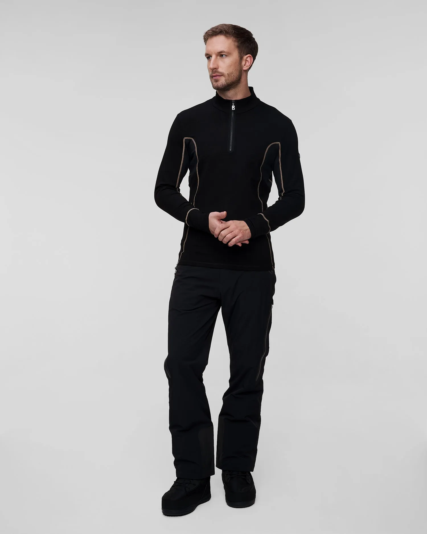 Men's black turtleneck BOGNER Merlo 51029228-26