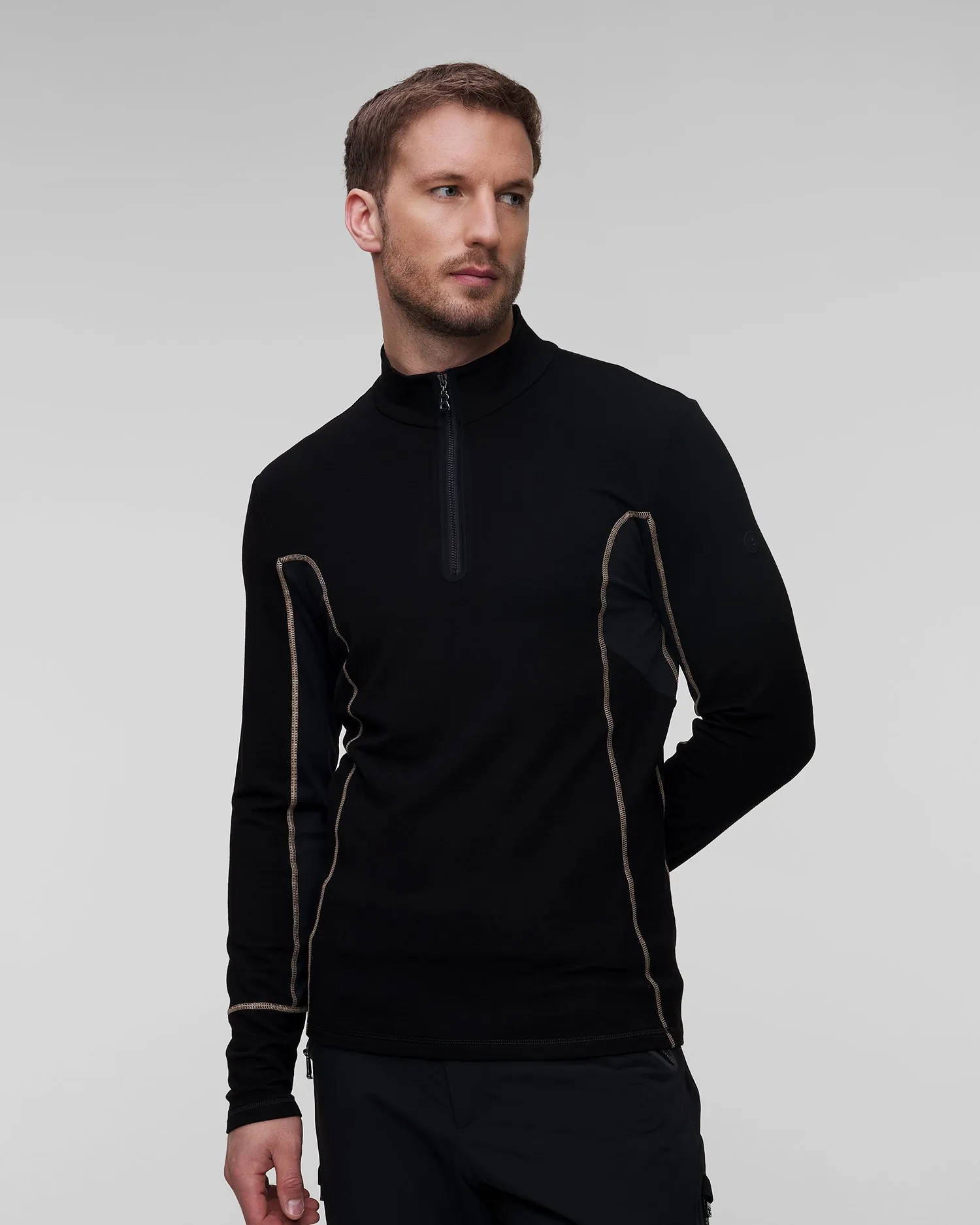 Men's black turtleneck BOGNER Merlo 51029228-26