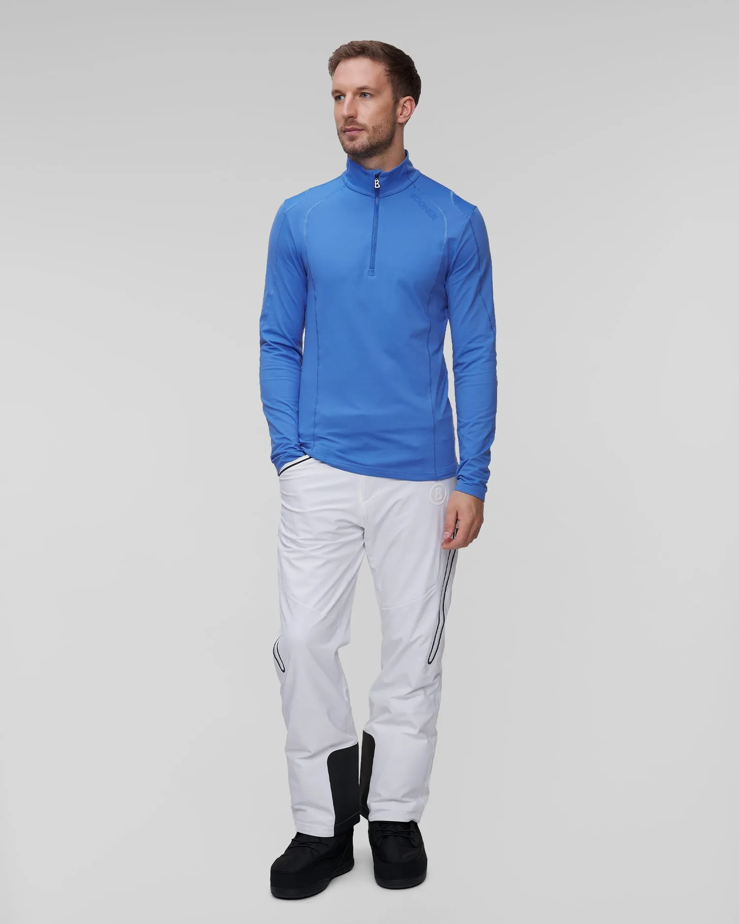 Men's blue ski turtleneck BOGNER Harry1 51015952-372