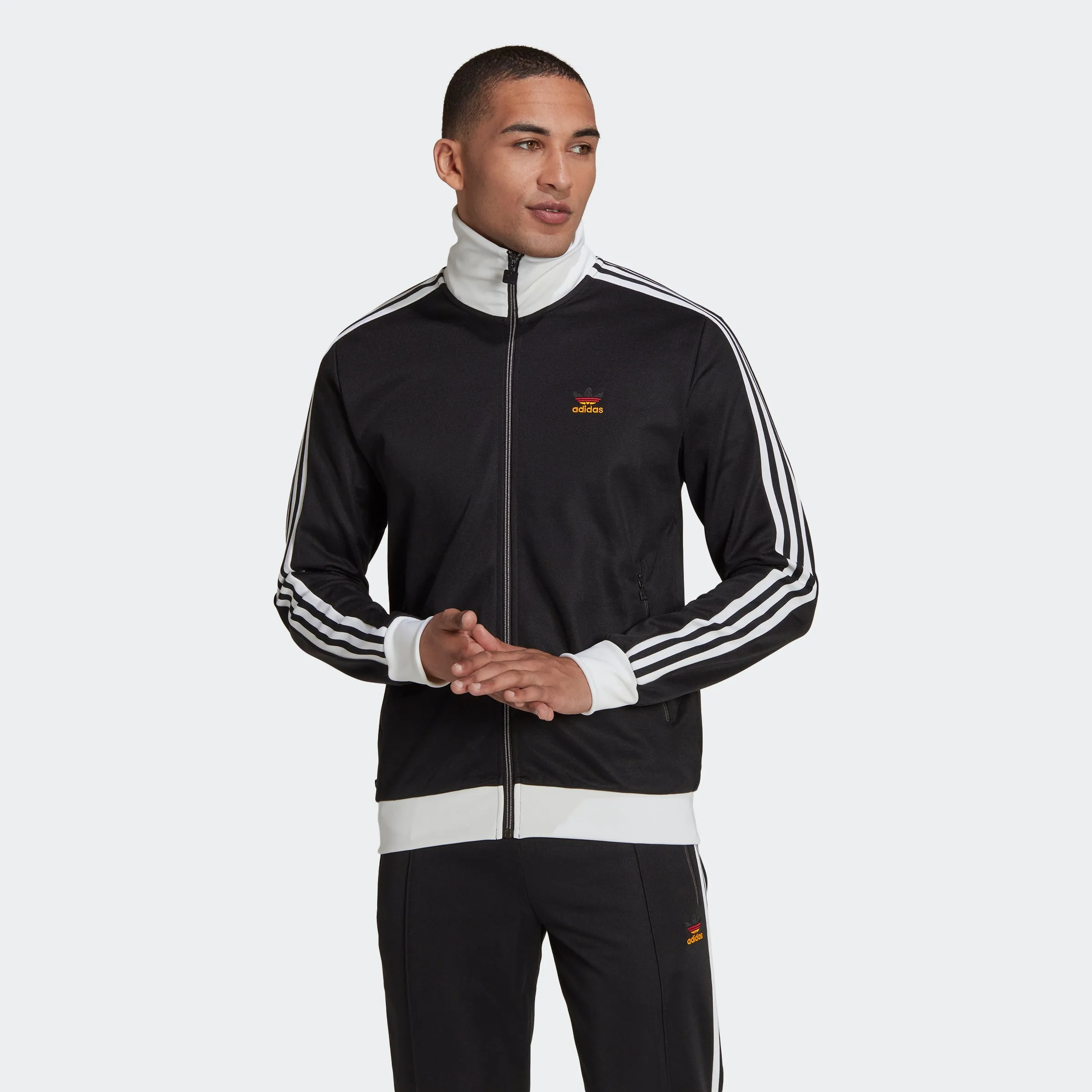 Men's adidas Originals Beckenbauer Track Jacket Black