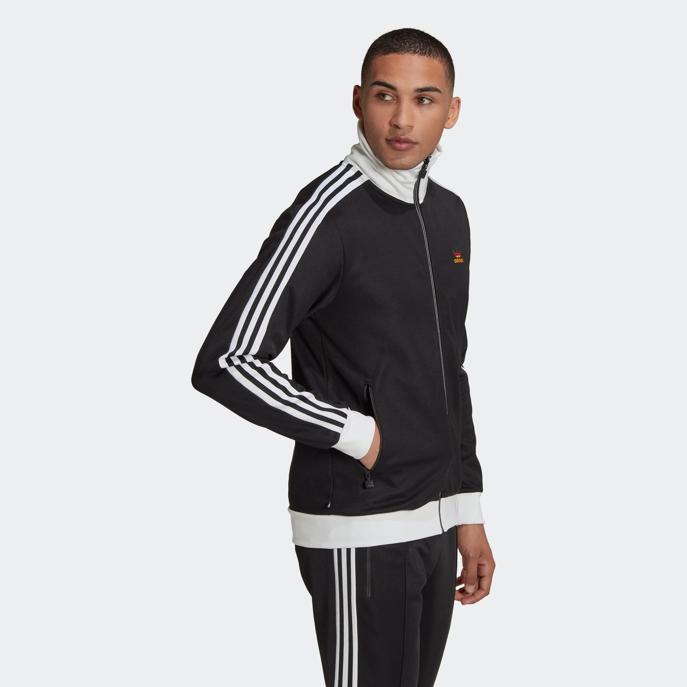 Men's adidas Originals Beckenbauer Track Jacket Black