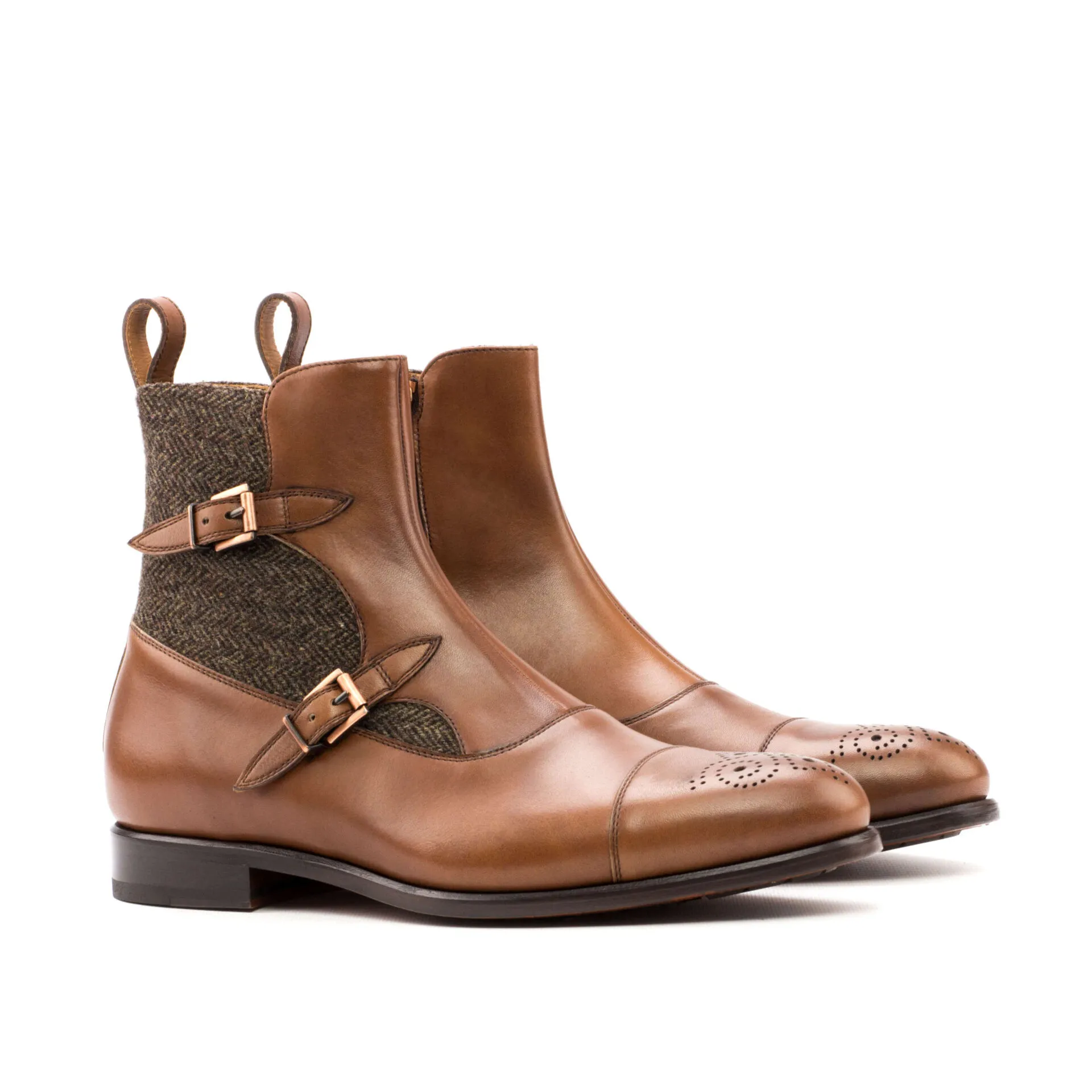 --Mens Dress Octavian Buckle Boot-