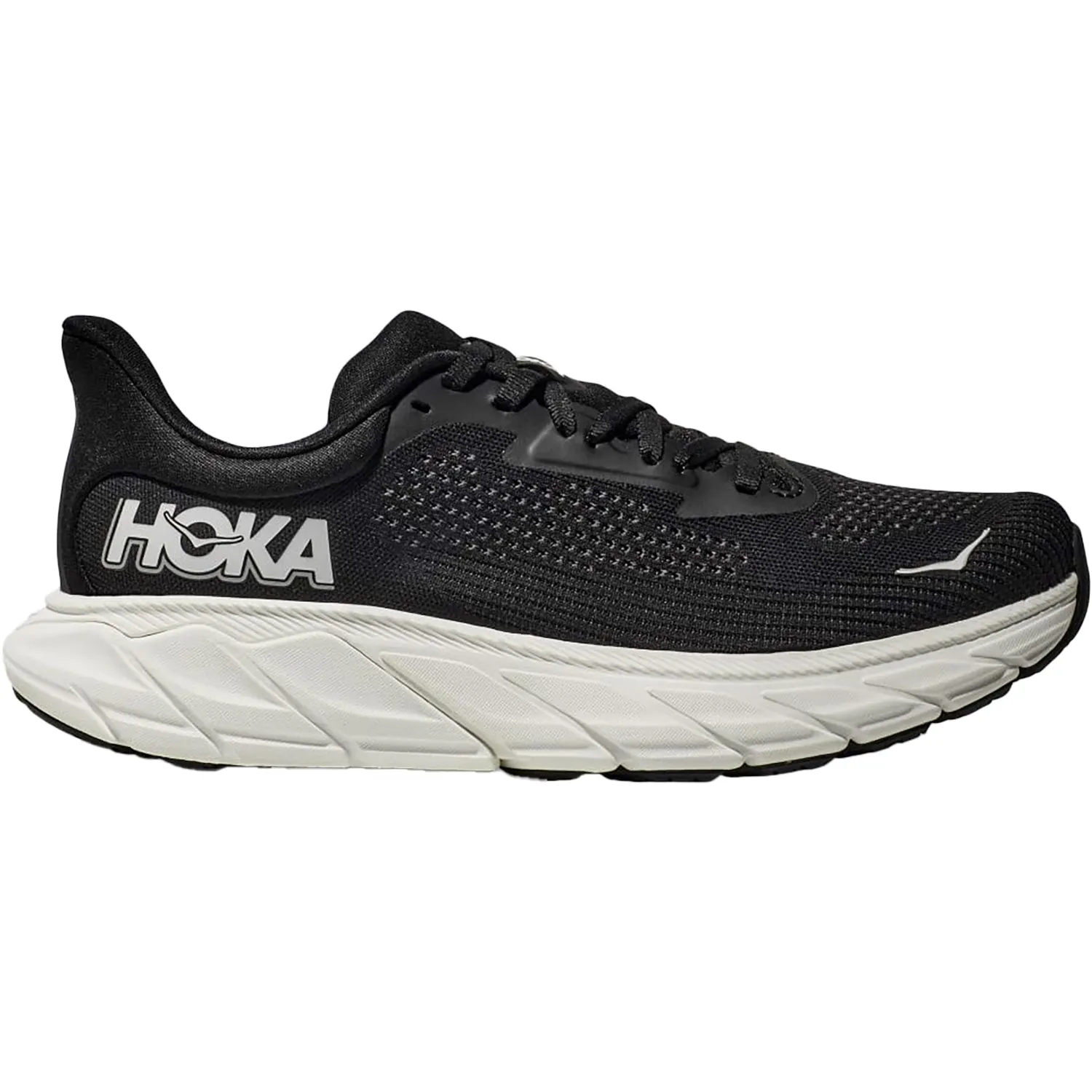 Men's Hoka Arahi 7 Black/White Mesh