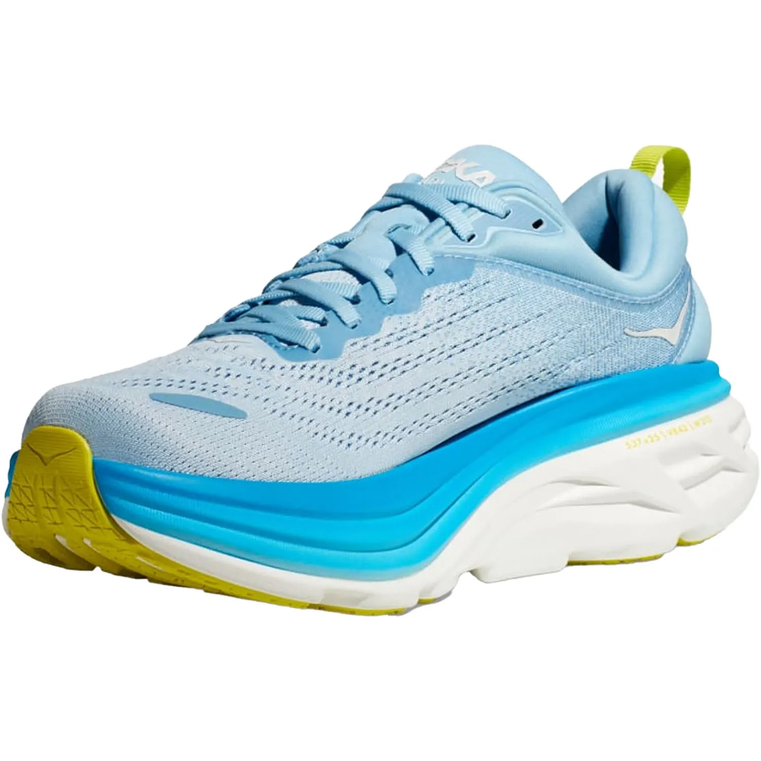 Men's Hoka Bondi 8 Airy Blue/Diva Blue Mesh