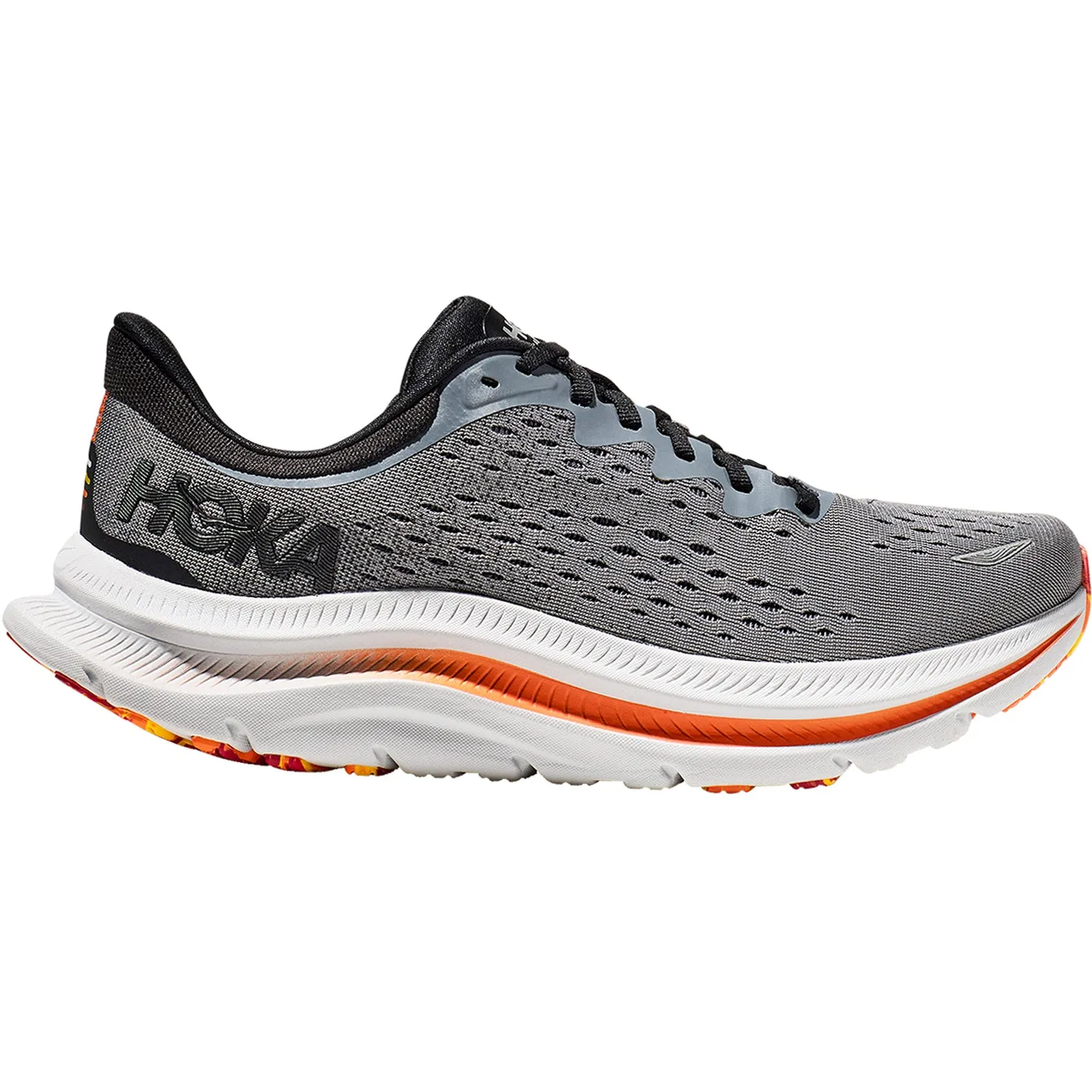 Men's Hoka Kawana Black/Lunar Rock Mesh