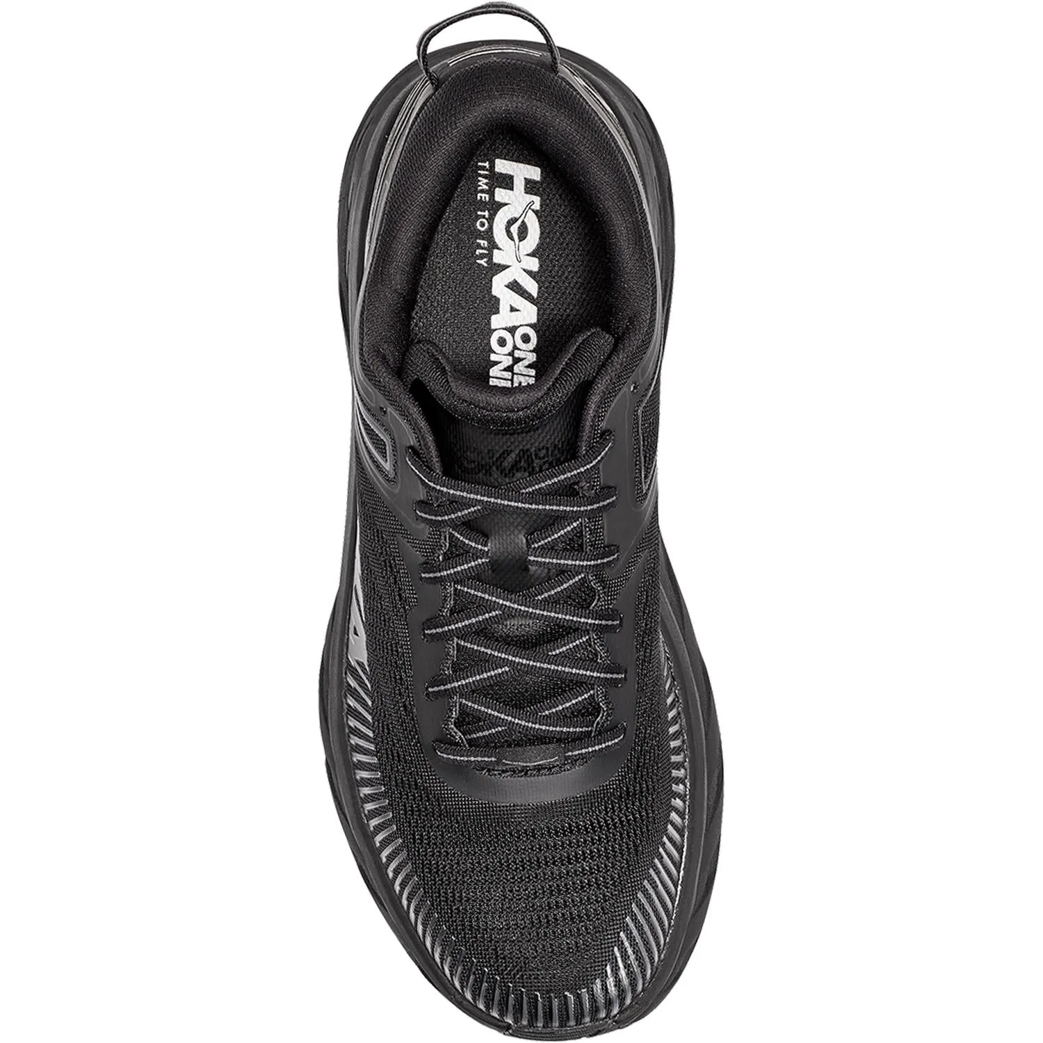 Men's Hoka One One Bondi 7 Black/Black Mesh