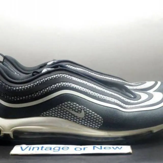 Men's nike air max '97 ultra '17 black pure platinum anthracite 918356-001 sz 13