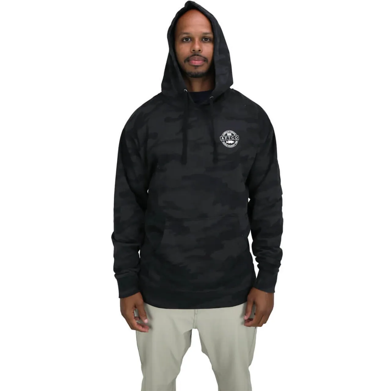 Men's Aftco Bass Patch Pullover Hoodie