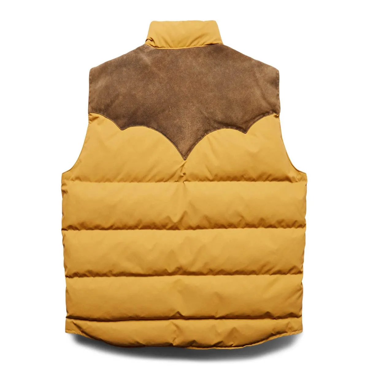 MILBURN COATED NYLON VEST MOUNTAIN YELLOW | Bodega