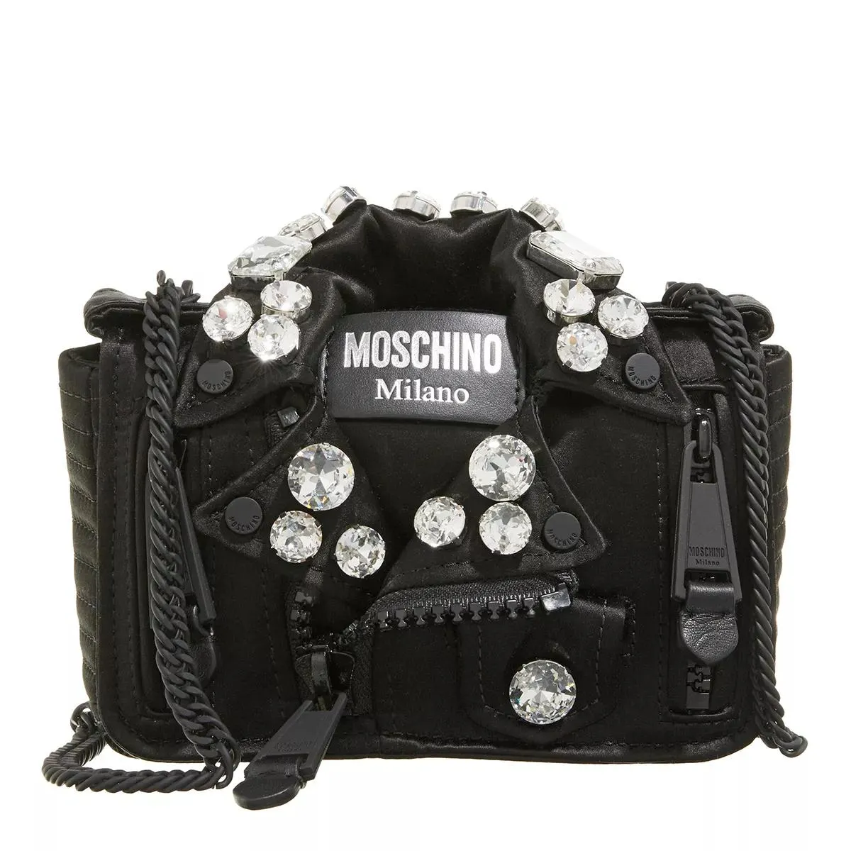 Moschino  Shoulder Bag Fantasy Print Black