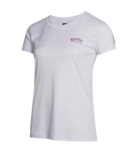 Mystic Jayde Womens Short Sleeve Loose Quickdry Rash Vest - White