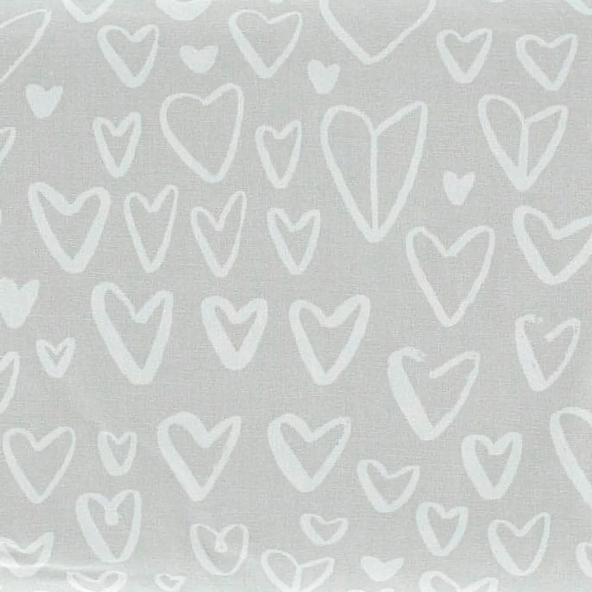 Neka CNursing Pillow Cover - Grey Hearts  - Clement