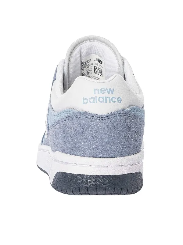 New Balance 480 Suede Trainers - Arctic Grey/Light Arctic Grey /Quartz Grey