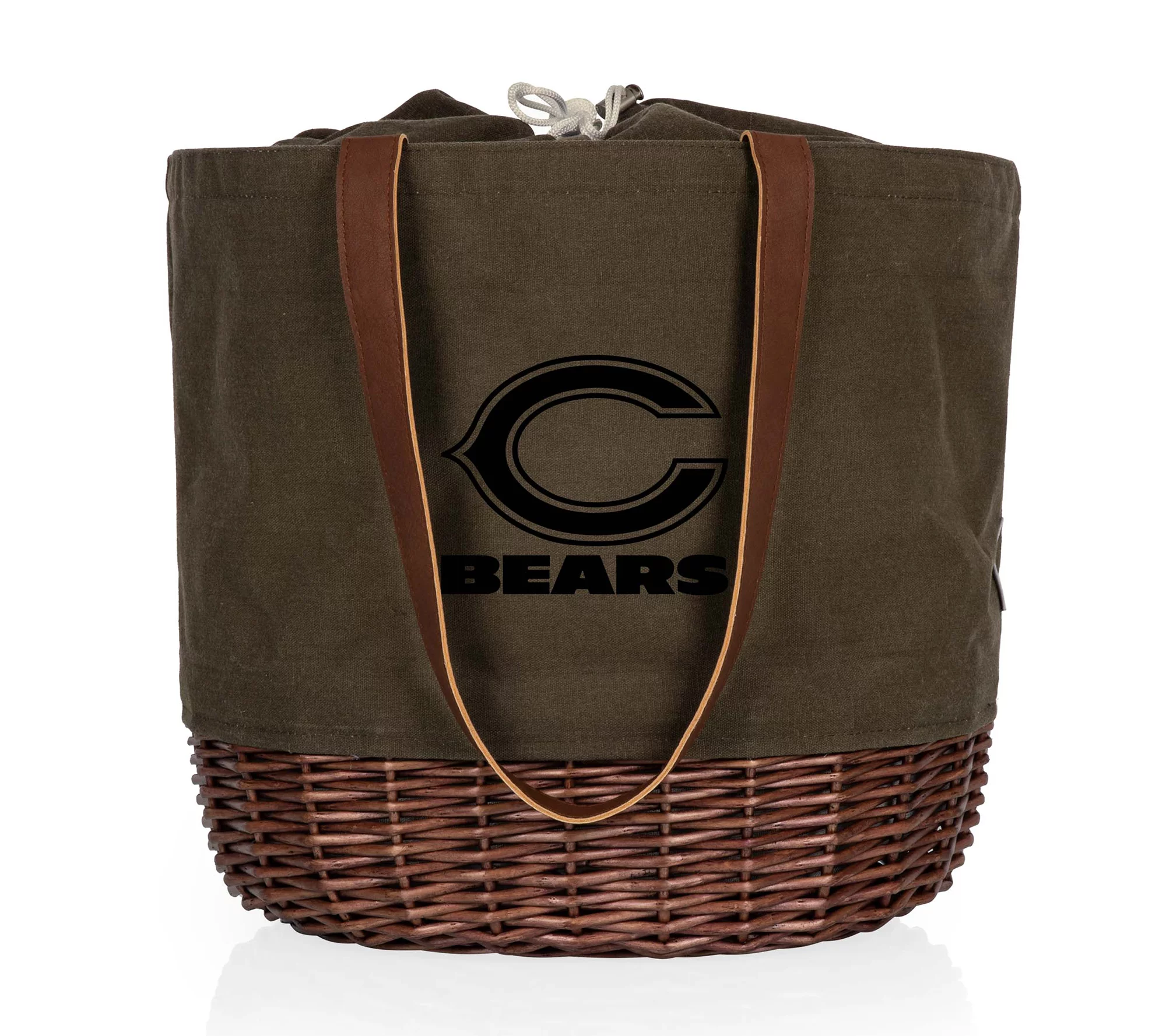 NFL Coronado Canvas and Willow Basket Tote