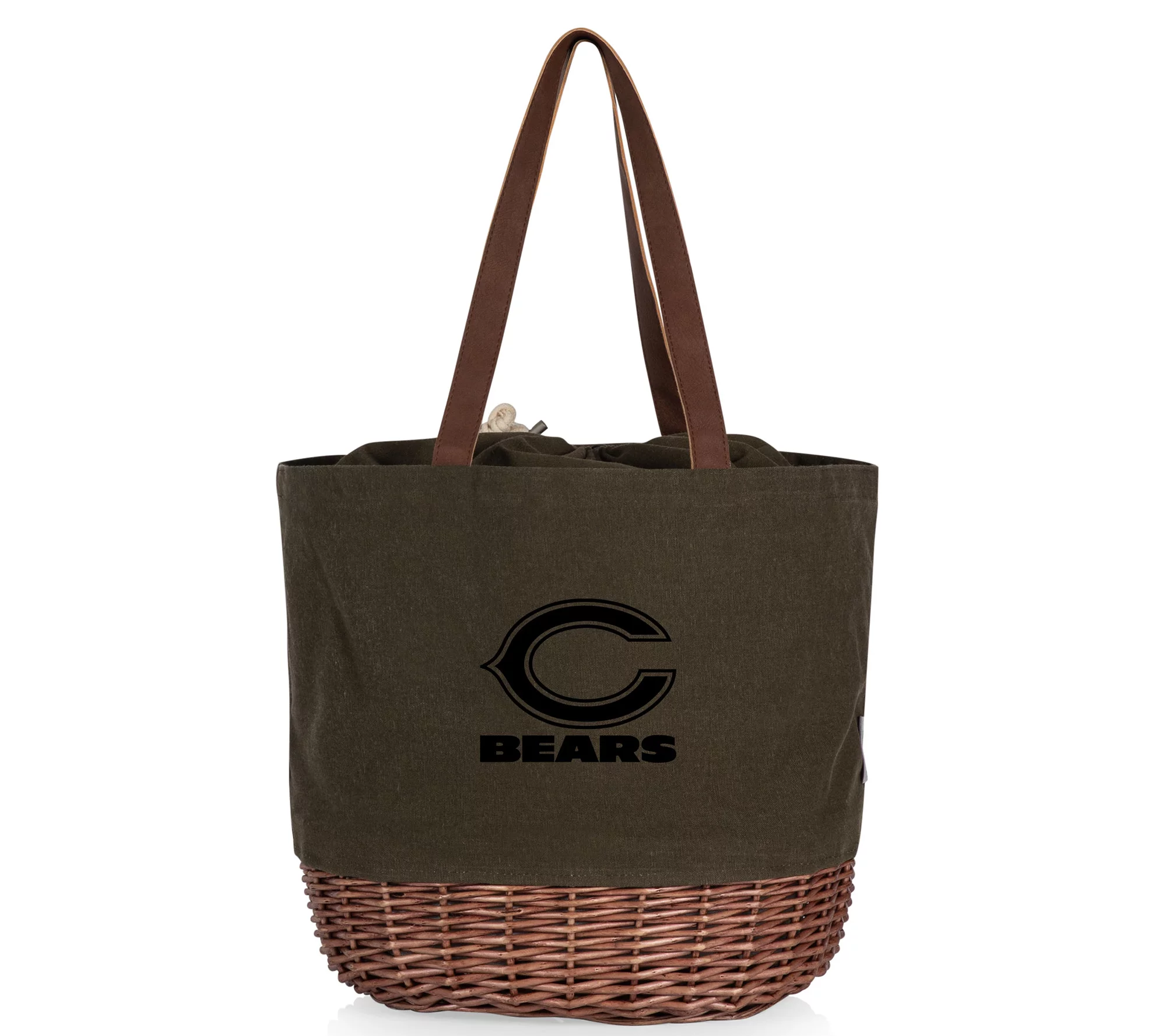 NFL Coronado Canvas and Willow Basket Tote