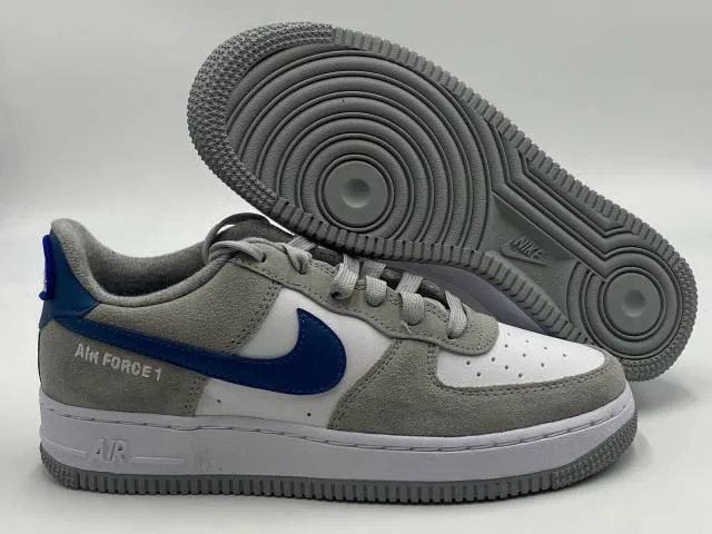 Nike Air Force 1 Low GS Athletic Club White Grey