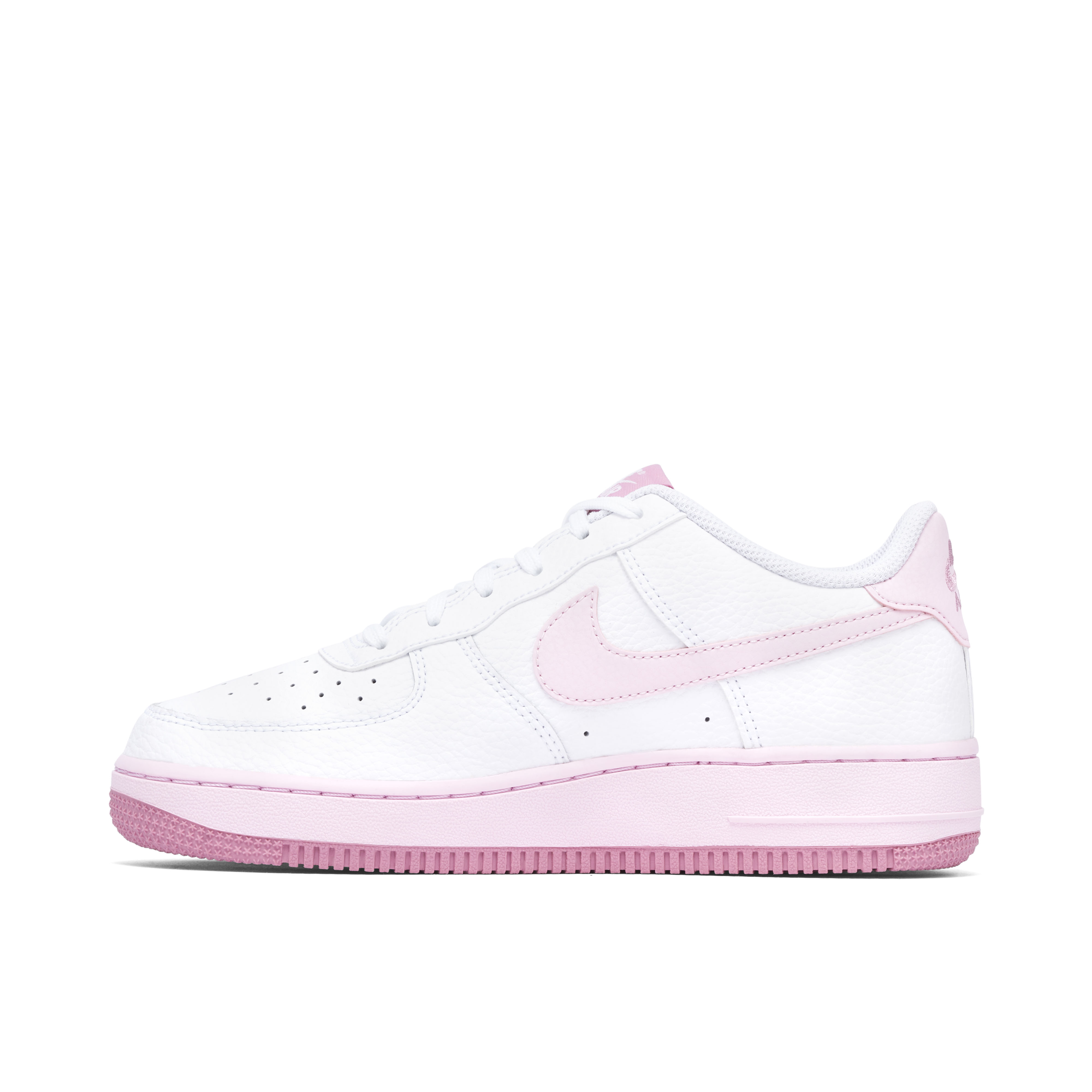 Nike Air Force 1 White Pink Foam GS | CT3839-107 | Laced