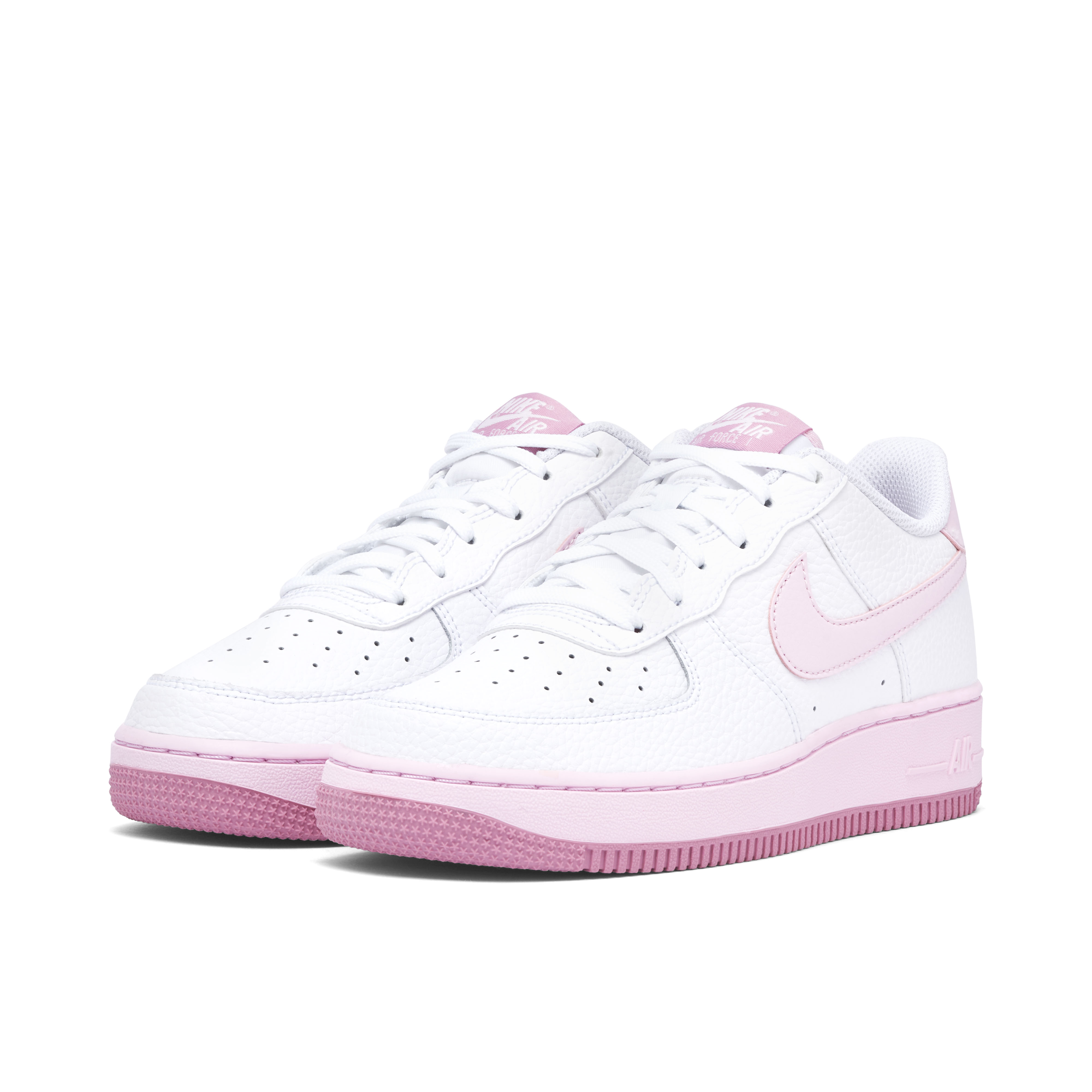 Nike Air Force 1 White Pink Foam GS | CT3839-107 | Laced