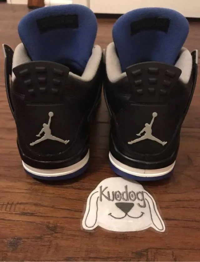 Nike Air Jordan Retro IV 4s Royal Blue Black Motorsports...