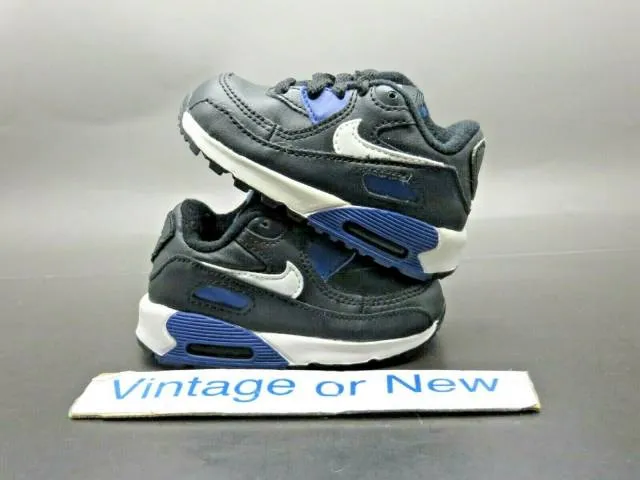 Nike Air Max '90 Black Royal White Running 2006 Toddler ...