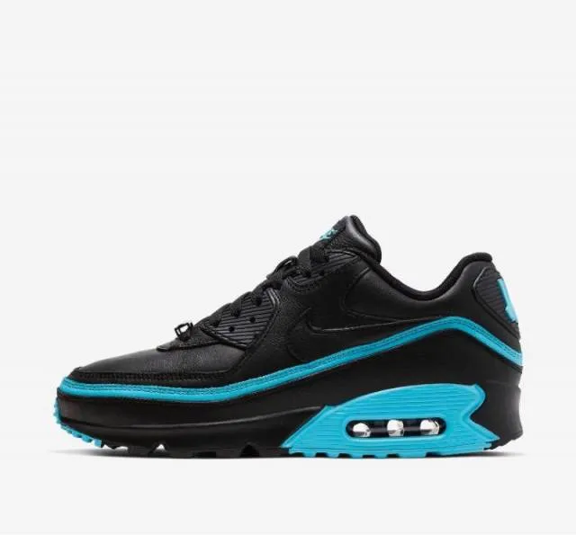 Nike air max 90 x undefeated black/blue fury