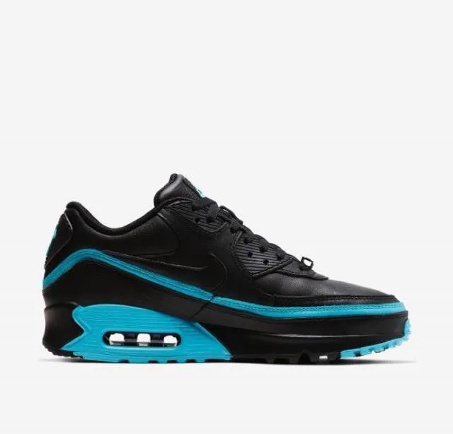 Nike air max 90 x undefeated black/blue fury