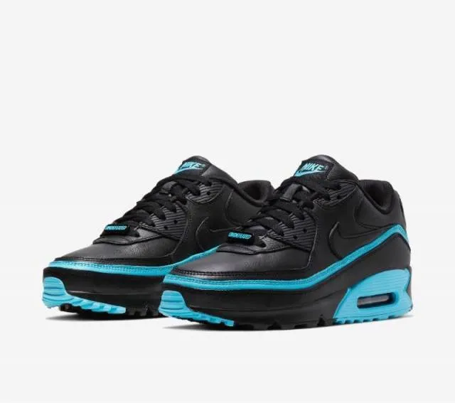 Nike air max 90 x undefeated black/blue fury