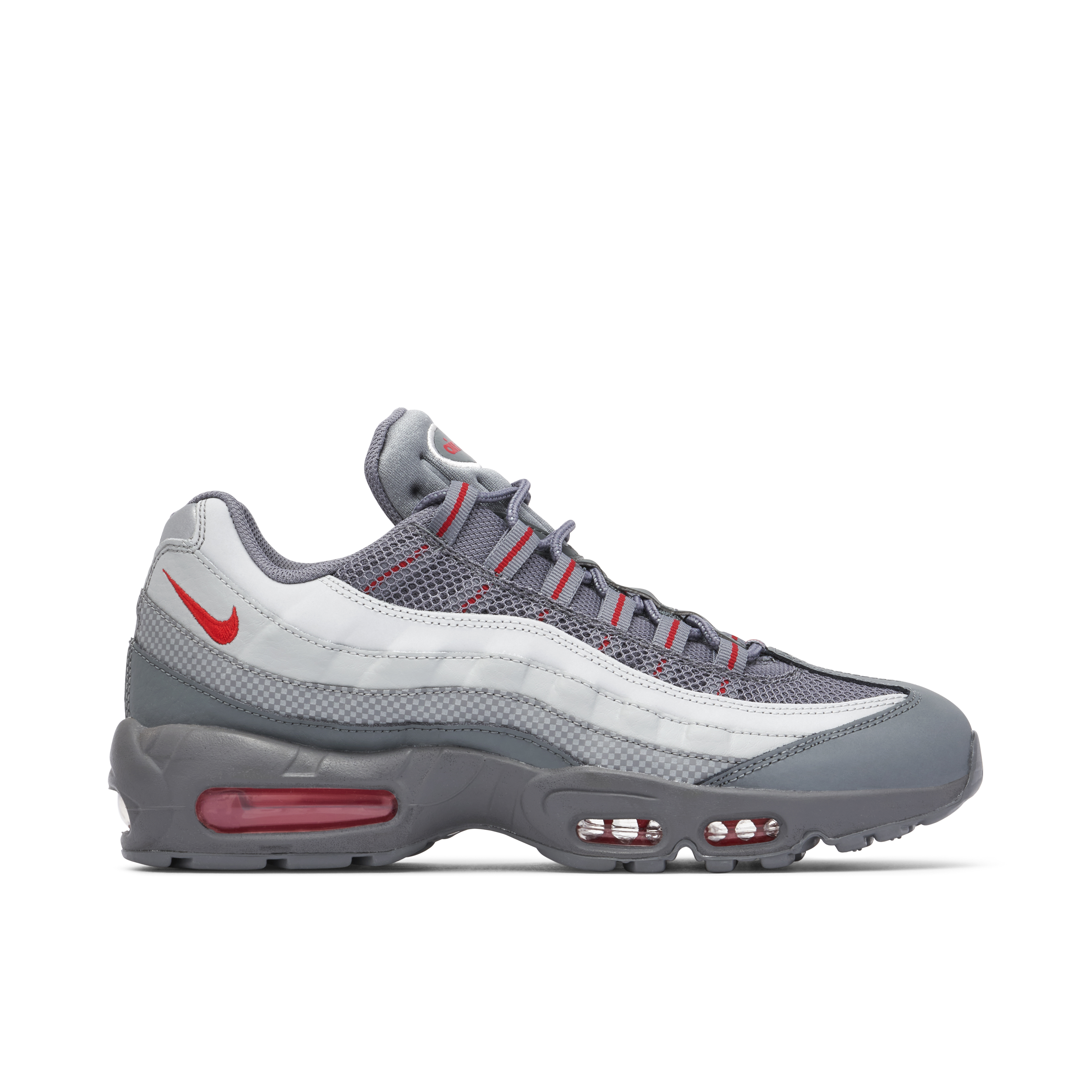 Nike Air Max 95 Essential Smoke Grey University Red | DM9104-002 | Laced